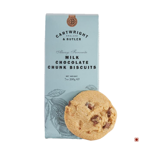 Cartwright & Butler Milk Chocolate Chunk Biscuits Carton 200g