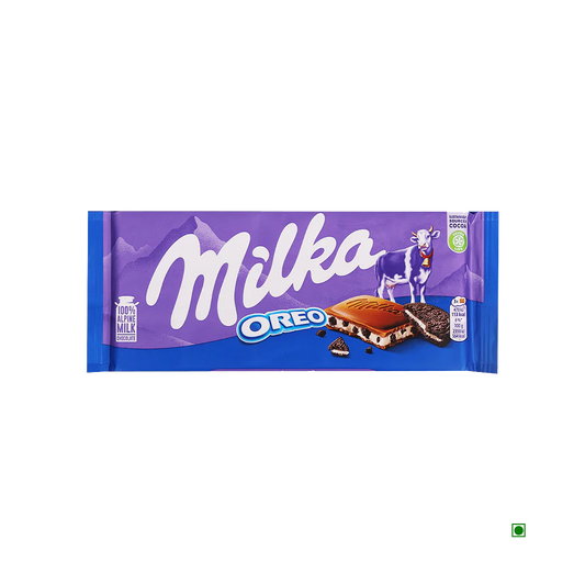 Milka Oreo Milk Chocolate Bar 100g