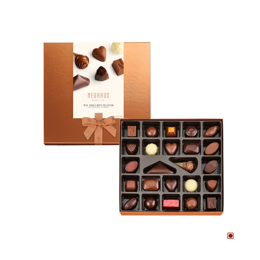 A Neuhaus Milk, Dark & White Collection 24pc 266g