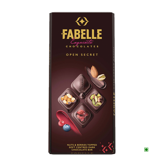 Fabelle Open Secret Dark Chocolate Bar 125g
