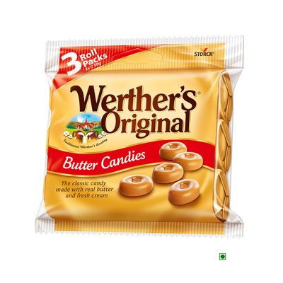 Werther's Original Cream Candies 3 Pack 150g.