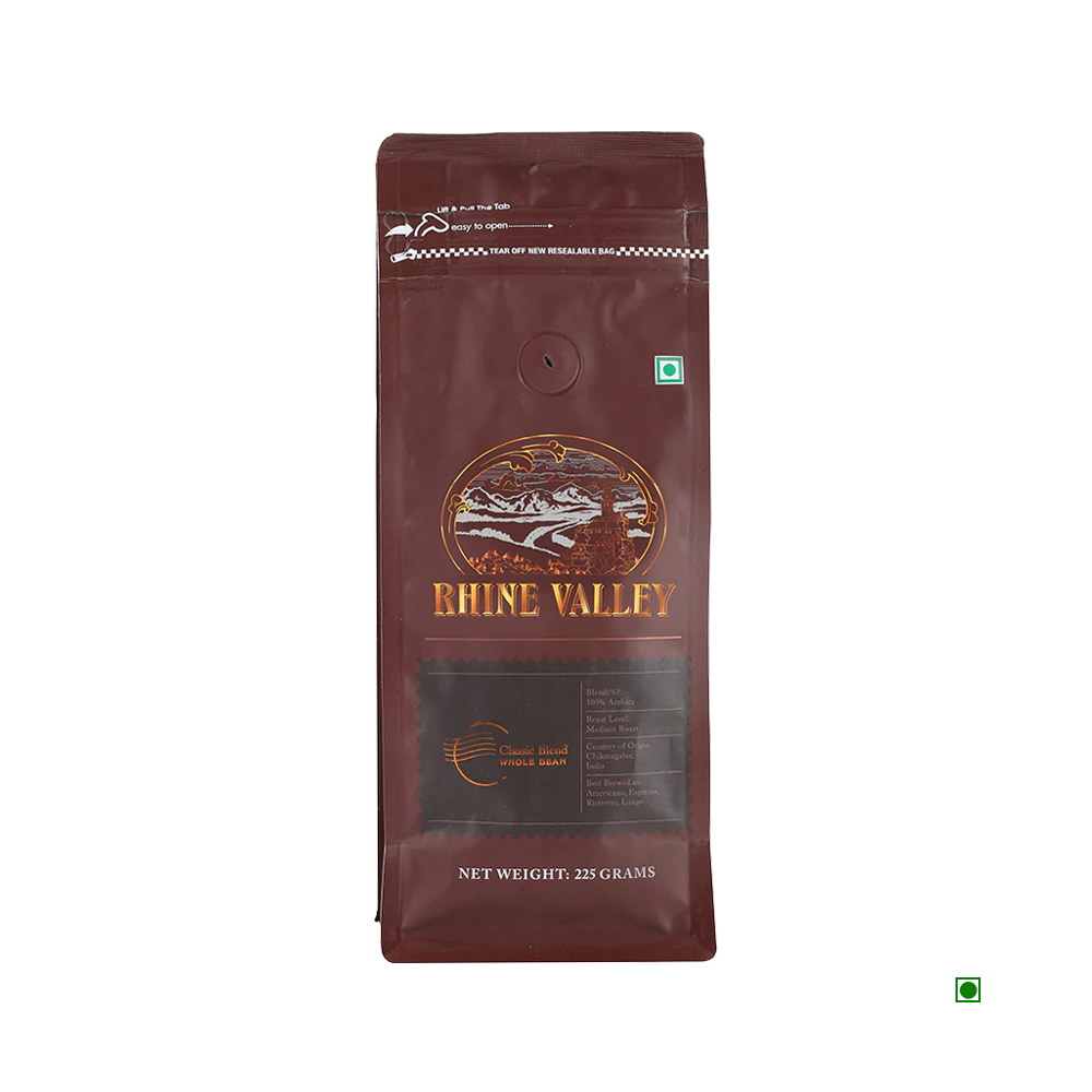 Rhine Valley Classic Blend Whole Bean Coffee 225g – Cococart India