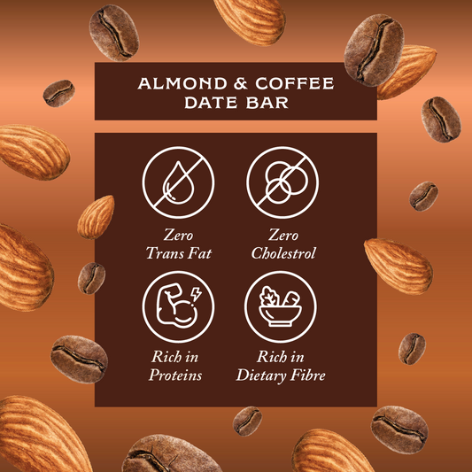 Rhine Valley Almond, cashew & coffee date bar.