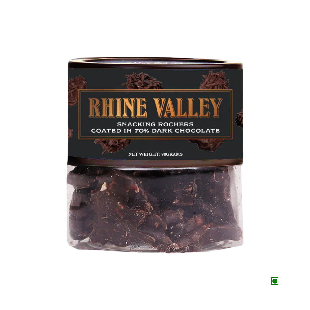Rhine Valley 70% Dark Chocolate Snacking Rochers 90g – Cococart India