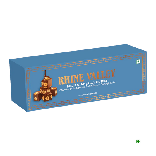 Rhine Valley Gianduja Cubes Milk (6 Pcs) 72g