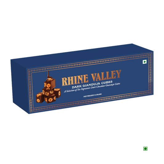 Rhine Valley Gianduja Cubes Dark (6 Pcs) 72g
