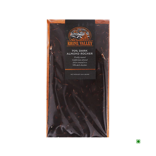 Rhine Valley 70% Dark Almond Rocher 100g