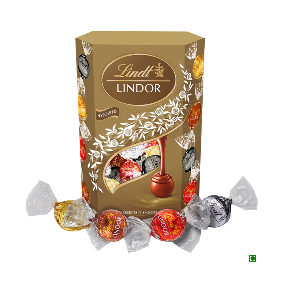 Lindt Lindor Chocolate Cornet Assorted 337g – Cococart India