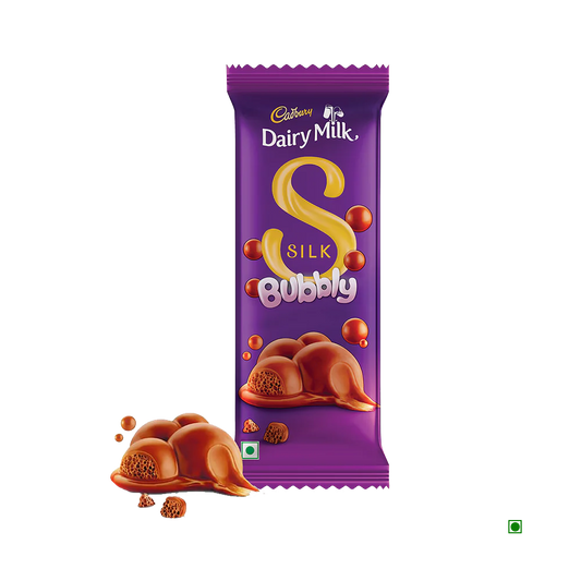 Cadbury Dairy Milk Silk Bubbly Chocolate Bar 120g
