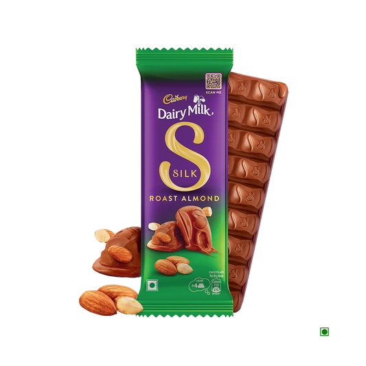 Cadbury Dairy Milk Silk Roast Almond Chocolate Bar 143g