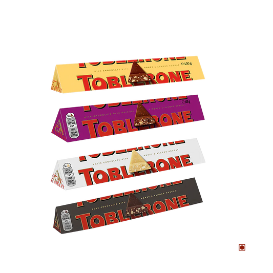 Toblerone Assorted Combo Pack Chocolate Bars Pack of 4 (100g X 4) 400g