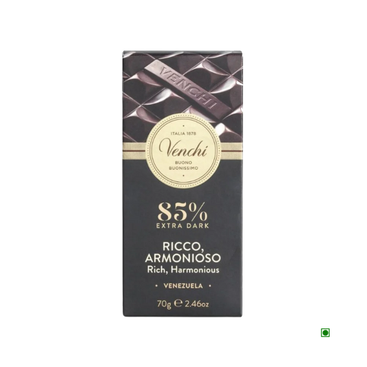 Venchi 85% Venezuela Dark Chocolate Bar 70g