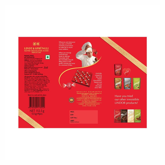Lindt Lindor Assorted Gift Box 112.5g