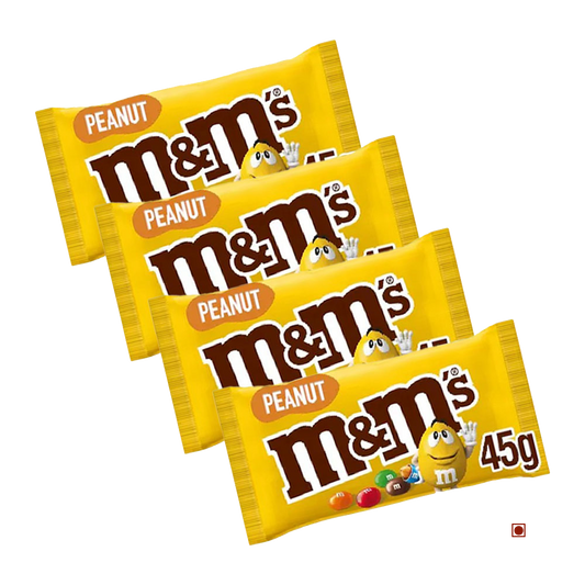 M&M's Peanut Single (Pack of 4) 180g
