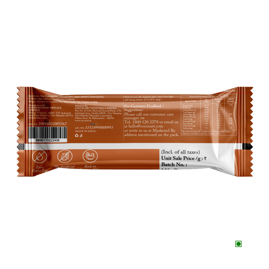 Rhine Valley Almond & Cranberry Date Bar 35g