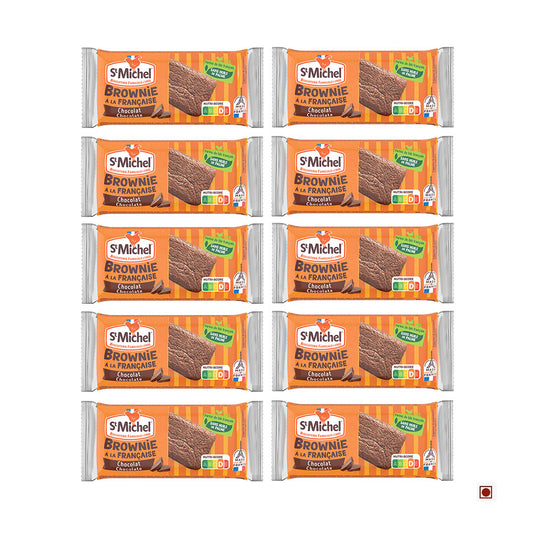 St. Michel Chocolate Brownies Pack of 10 (30g X 10) 300g