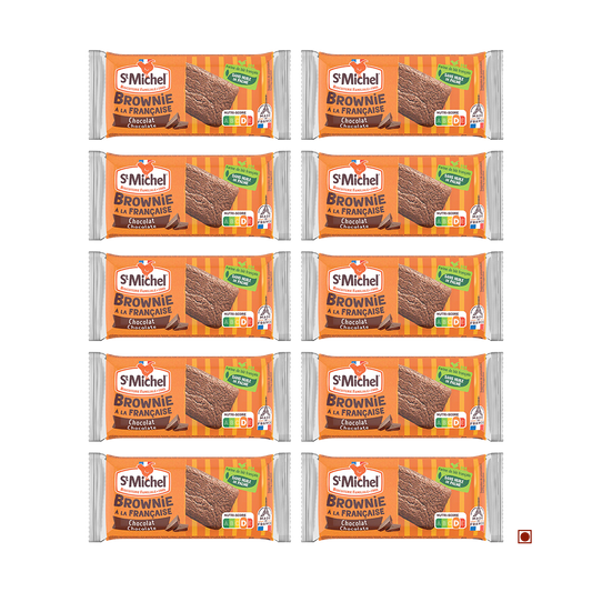 St. Michel Chocolate Brownies Pack of 10 (30g X 10) 300g