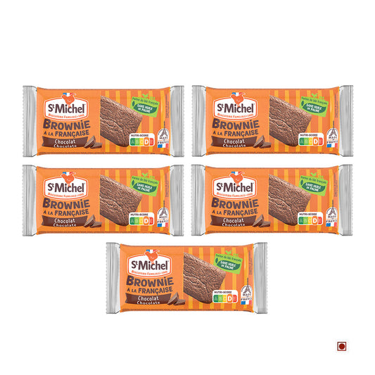 St. Michel Chocolate Brownies Pack of 5 (30g X 5) 150g
