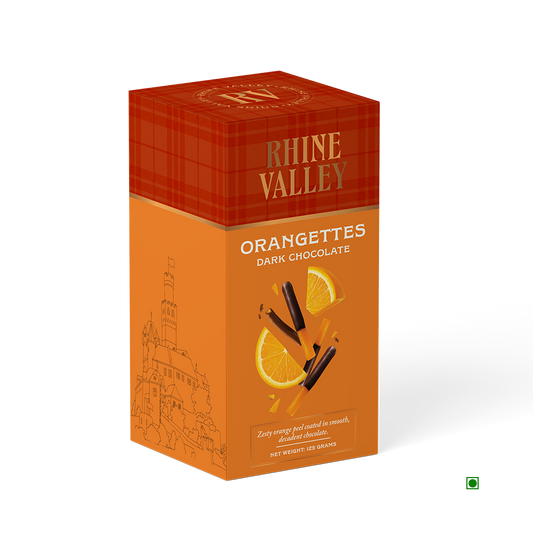 Rhine Valley Chocolate Coated Orange Peel 125g