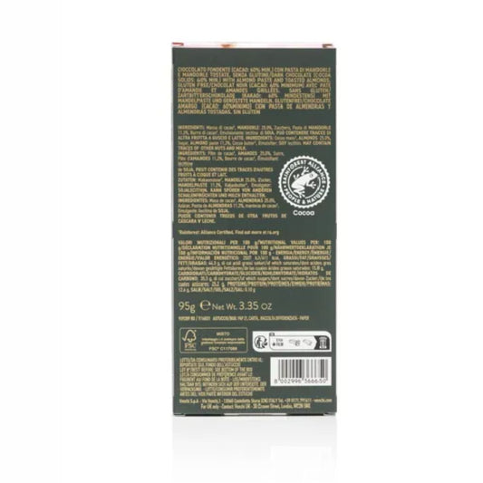Venchi Dark Almond Bar 95G