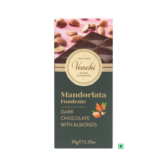 Venchi Dark Almond Bar 95G