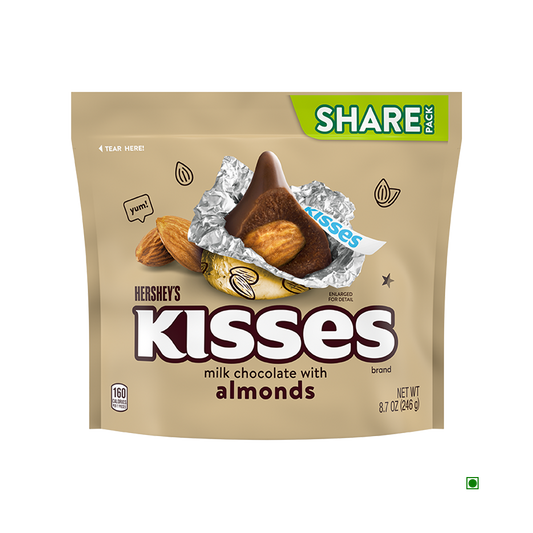 Hershey's Kisses With Almonds Bag 246 g