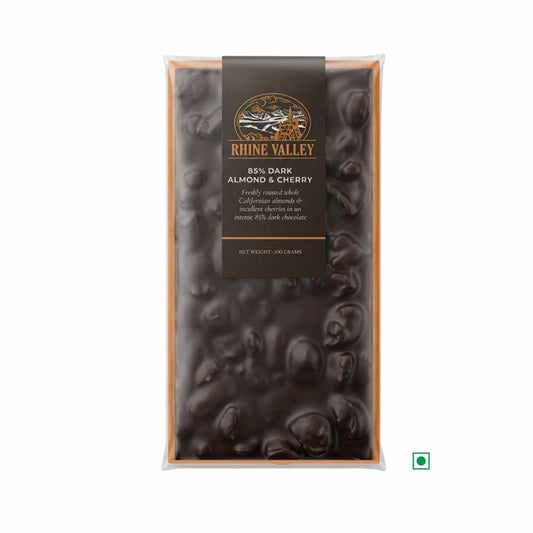 Rhine Valley 85% Dark Cherry & Almond 100g