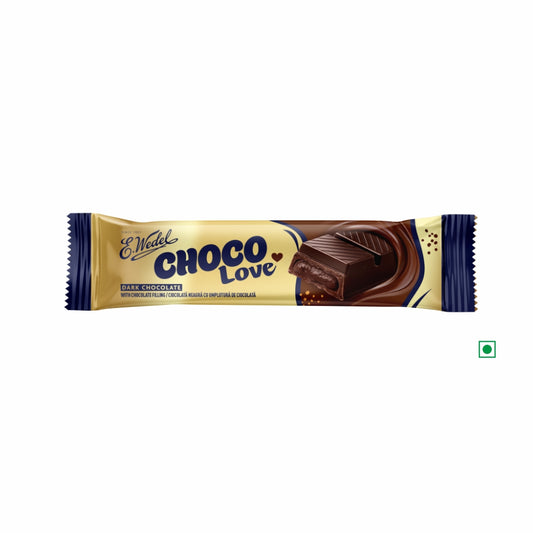 Wedel Choco Love Filed Dark Chocolate Bar 45g