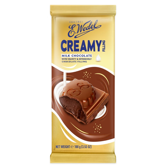 Wedel Nadziana Milk Chocolate Filling Bar 100g