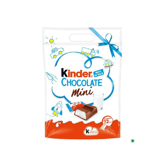 Kinder Mini Chocolate T75 460g in a bag.