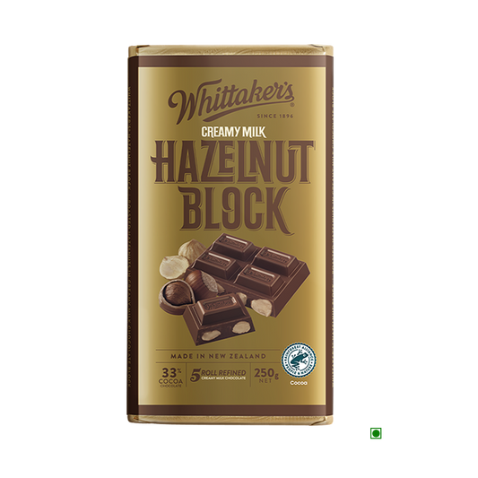 Whittaker's Hazelnut Block 250g by Whittakers.