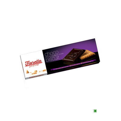 An image of an Elvan Fiorella Bitter Chocolate Mount Biscuit 102g on a white background.