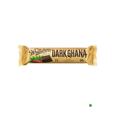 Whittaker's Dark Ghana 72% Bar 50g