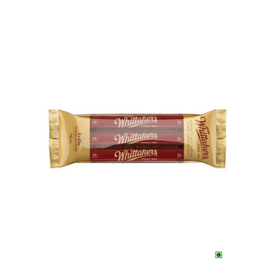 A pack of Whittaker's Dark Sante Multipack Bars 75g on a white background.