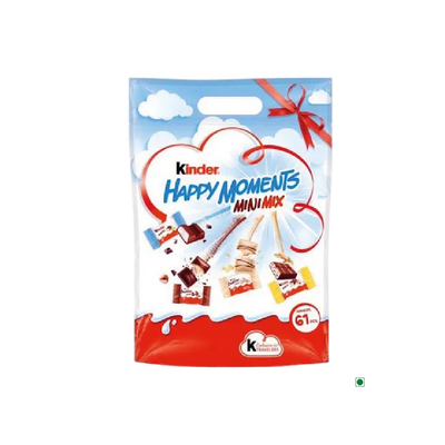 A bag of Kinder Happy Moments 337g, perfect for sharing moments with your travel companion.