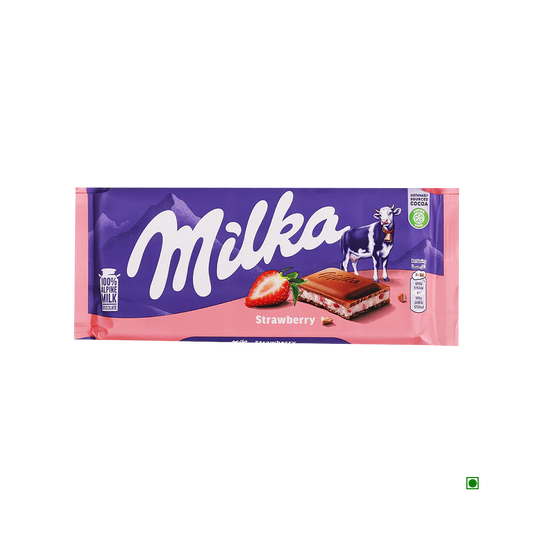 Milka Strawberry Yoghurt Milk Bar 100g