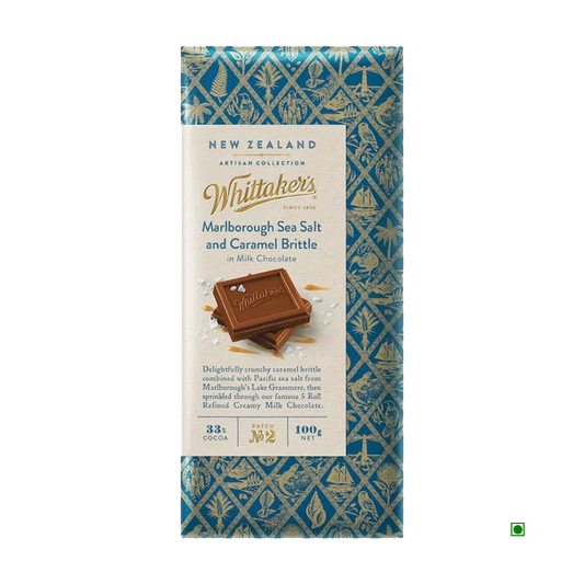 Whittakers Marlborough Sea Salt & Caramel Bar 100g