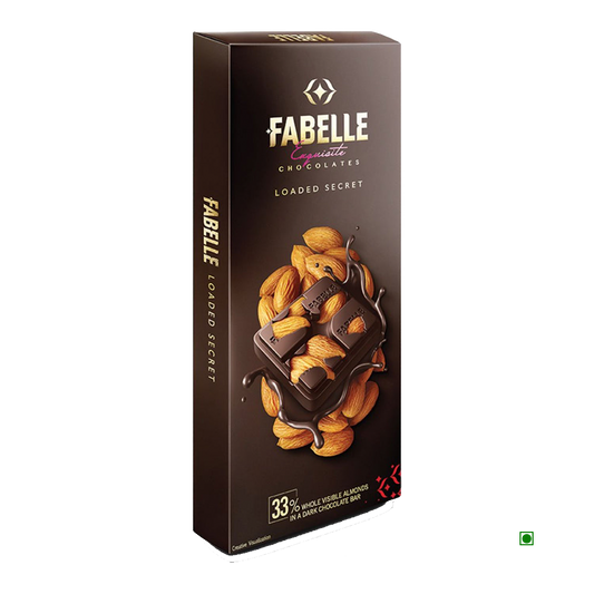 Fabelle Loaded Secret Dark Chocolate Bar 115g