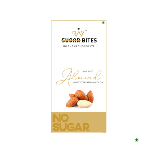 Ray No Sugar Chocolate Couverture Almond 90g
