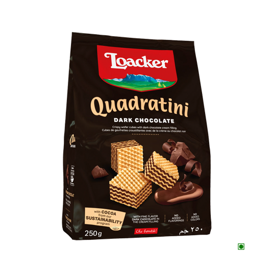 Loacker Quadratini Dark Chocolate 250g