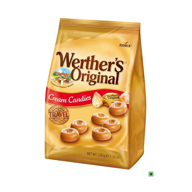 A bag of Werther’s Original Classic Cream Candy Bag 220g cookies from Werthers.