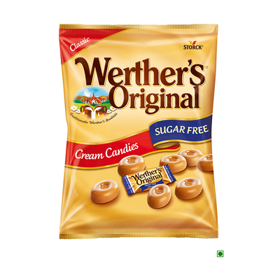 Werther's Original Cream Candies Sugar Free 70g by Werthers.