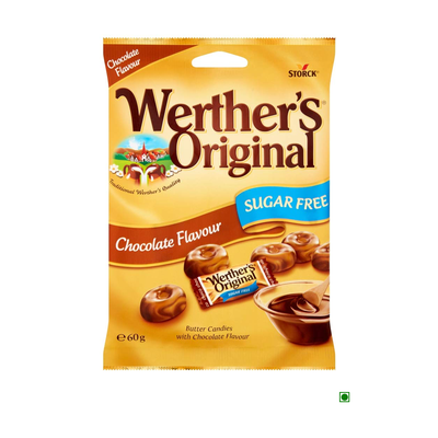 Werther's Original Chocolate Candies Sugar Free 60g brand offers the perfect alternative for Weyer's original sugar free chocolate fudge.