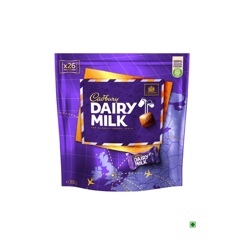 Cadbury Dairy Milk Chunks Pouch 300g chocolate bar.