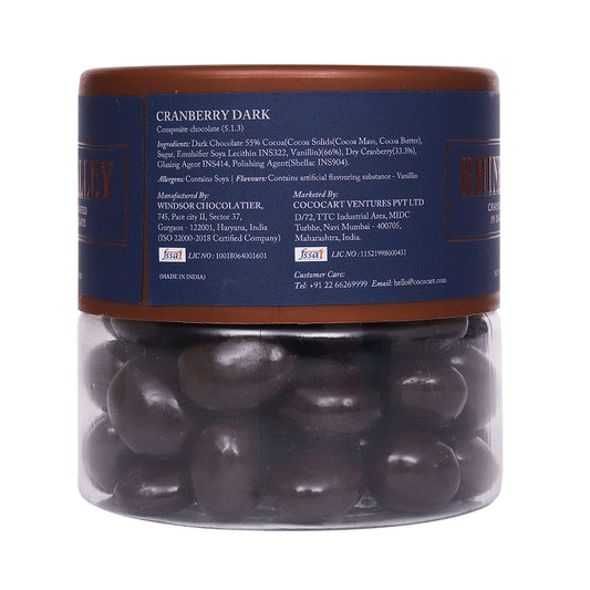 Rhine Valley Cranberry Dark Dragees 120g