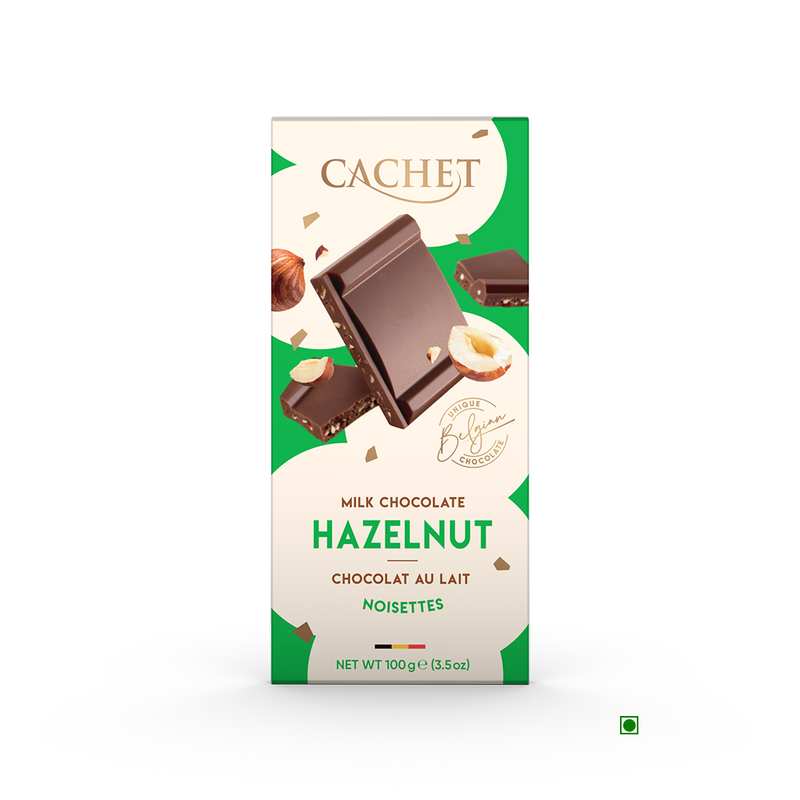 Cachet Milk Chocolate with Hazelnuts 100g