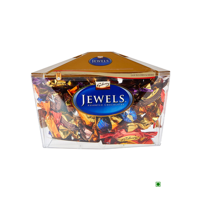 A box of Galaxy Jewels Gift Box 650g chocolates on a white background.