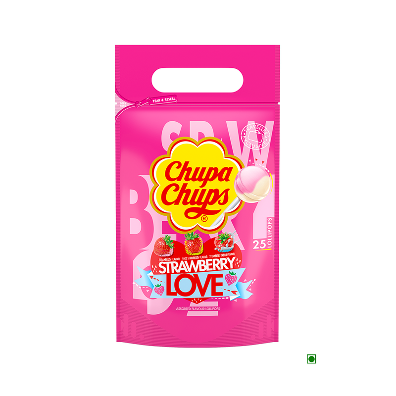 Chupa Chups chips strawberry love.