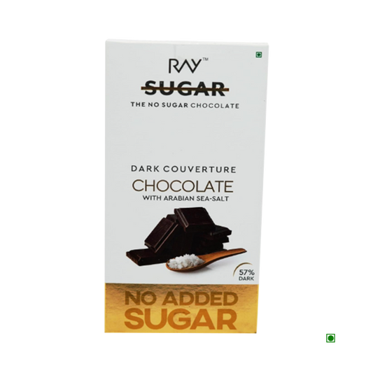 Ray No Sugar Dark Chocolate With Arabian Salt 80g