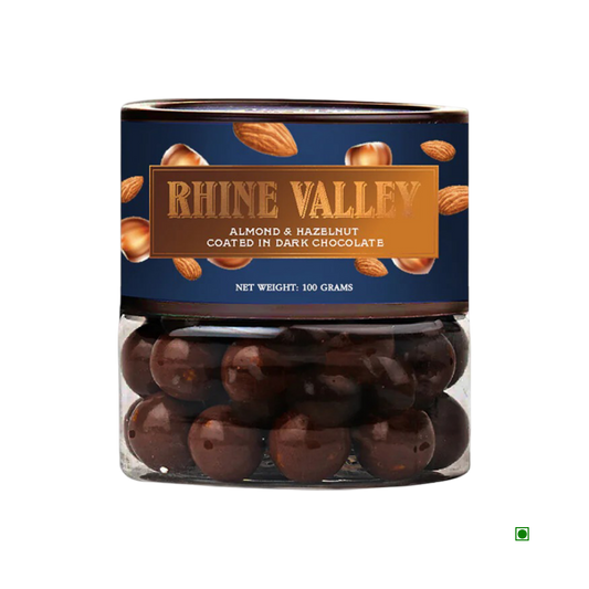 Rhine Valley Almond & Hazelnut Dark Dragees 100g